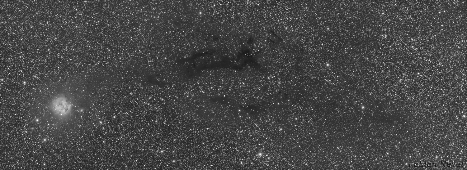 Cocoon Nebula Panorama luminance standard 1500