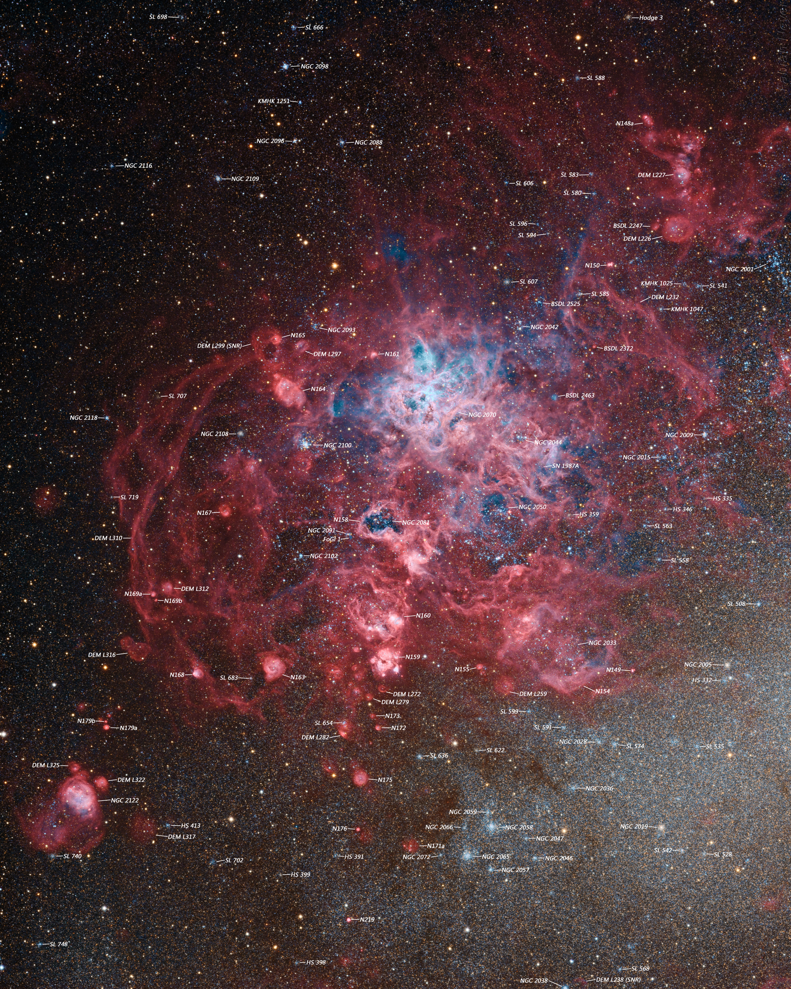 Tarantula Nebula - NGC 2070