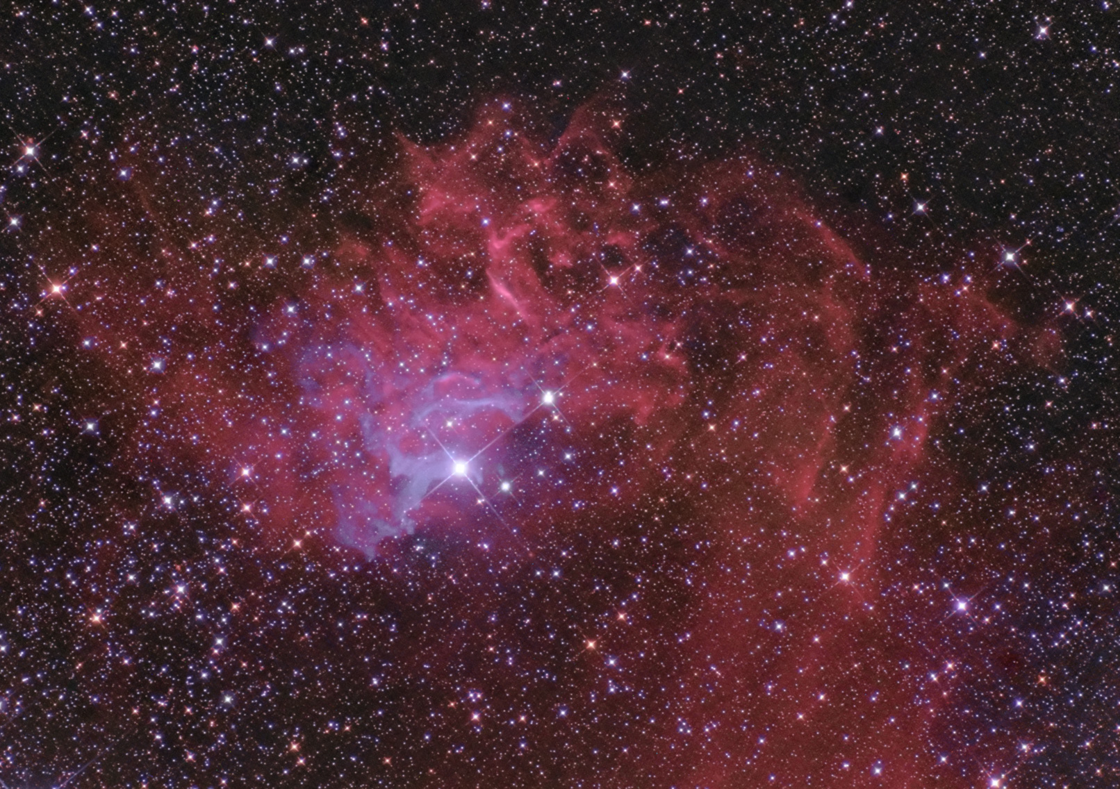 Flaming Star Nebula